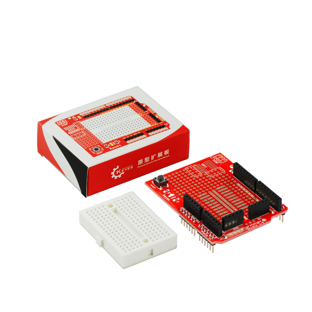 arduino扩展板 ProtoShield 机器人原型扩展板mini面包板 环保