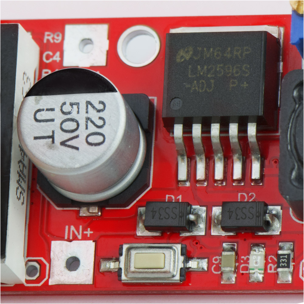 Lm2596 Dc Dc可调降压模块带数显电压表显示稳压电源兼容arduino 科易互动