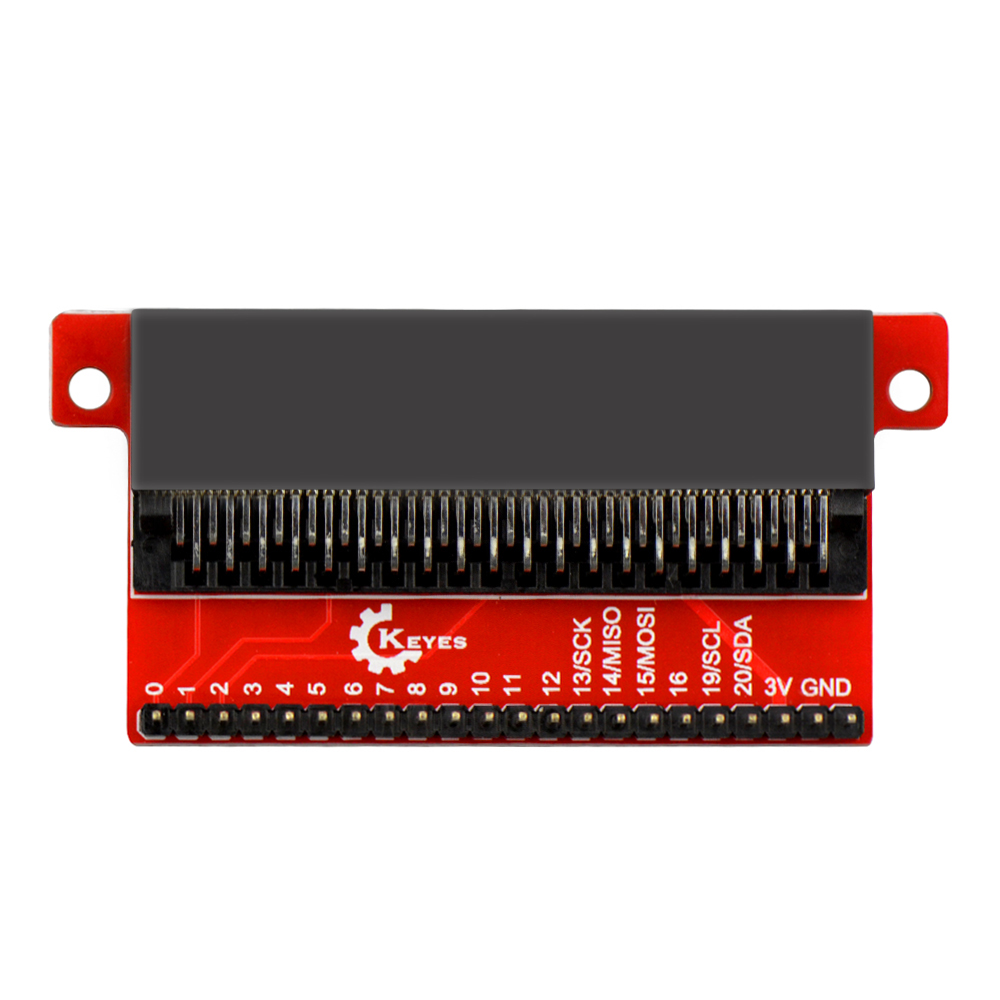 Micro:bit 扩展板Breakout转接板拓展板 Python编程开发 红色环保