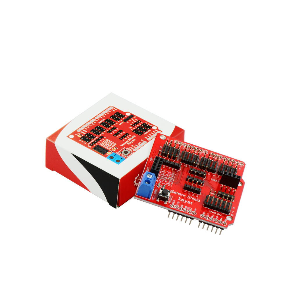 arduino扩展板 v5.0传感器扩展板sensor shield  for arduino环保